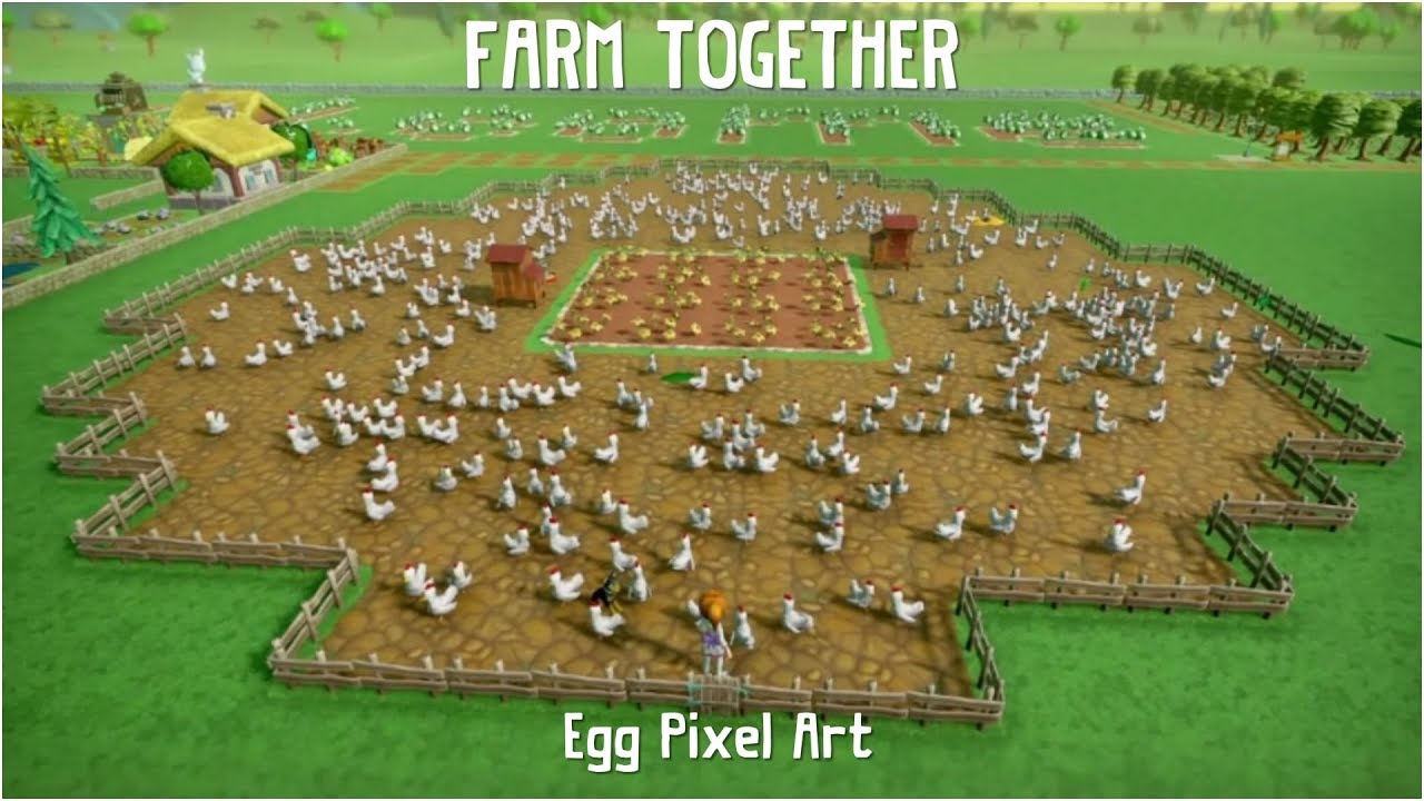 Farm Together "Egg Pixel Art"