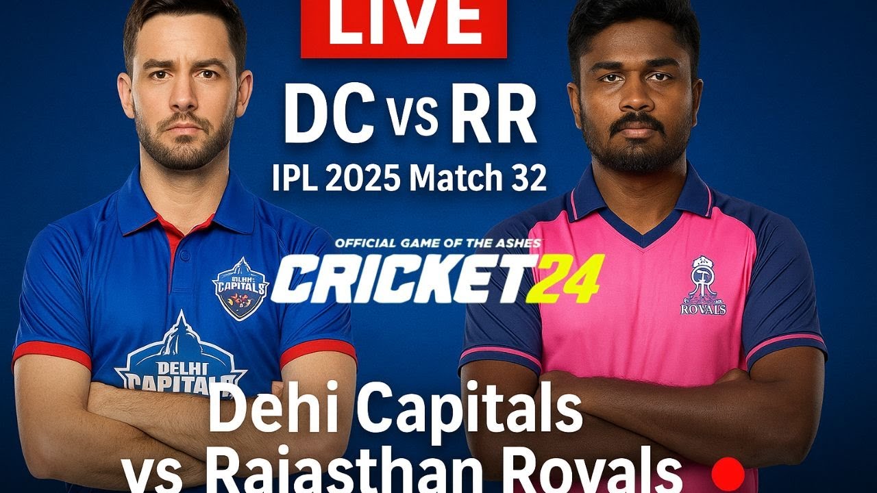 IPL 2025 LIVE: DC vs RR | Match 32 | Delhi Capitals vs Rajasthan Royals Live Stream