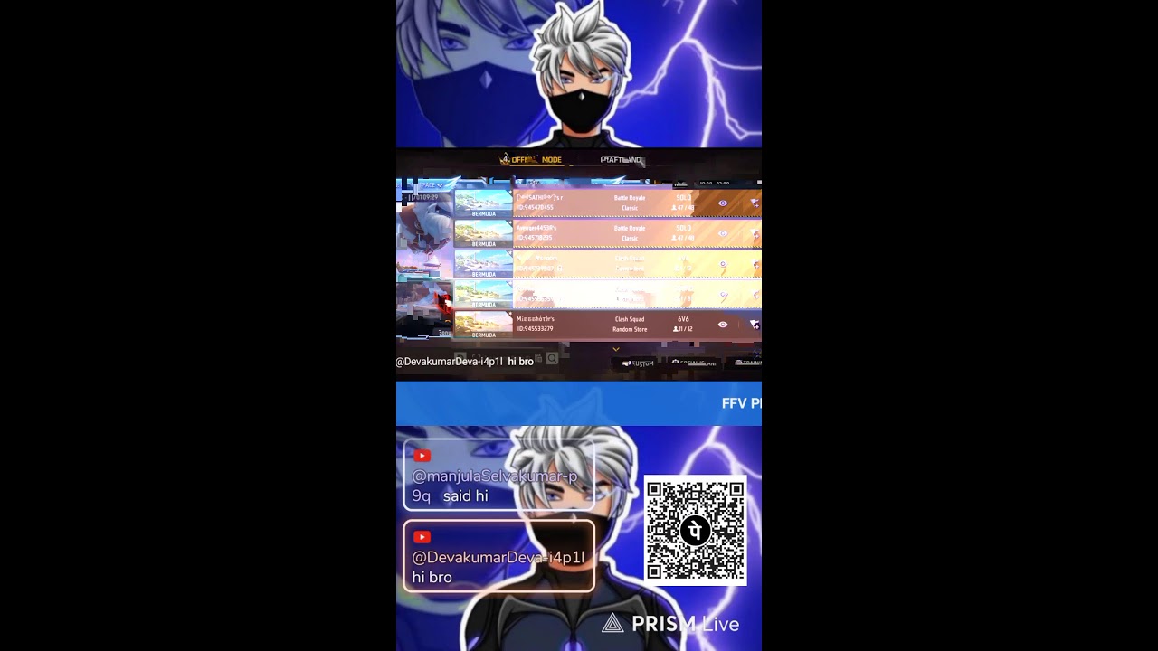 TAMIL🛑 ROOM H INVITE SUBSCRIBERS WELCOME TO FFV PRAKASH