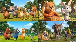 Chalo Nacho Bandariya Funny Kids Dance Song Hindi Rhyme With Dancing Animals