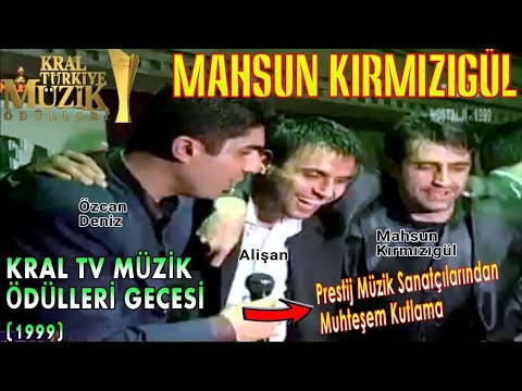 Mahsun Kırmızıgül Ve Prestij Müzik Sanatçıları Kral Tv Müzik Ödülleri Sonrası Kutlama Yaptılar -1999