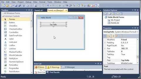 Visual Basic Tutorial   38   ToolBox   YouTube