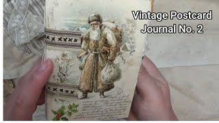 Vintage Postcard Journal No.2 SOLD #journals