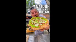 Carryover Pizza dough From leftover 48hours #shorts