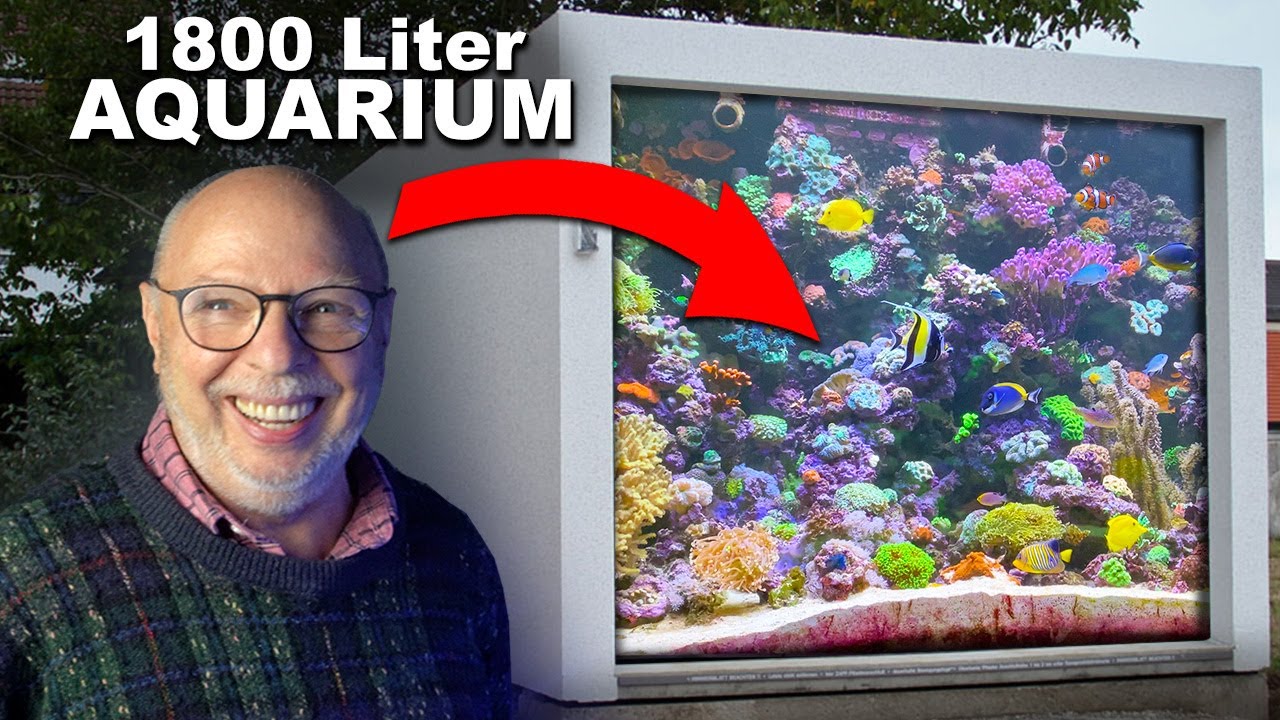 Garage umgebaut zum 1800 LITER MEERWASSERAQUARIUM 🐠 71-Jähriger erfüllt sich sein TRAUMAQUARIUM!!