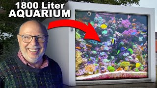 Converting a garage into a 1800 LITERS SALTWATER AQUARIUM *english subtitles*