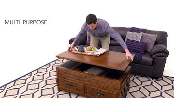 Cross Island Lift Top Cocktail Table from Ashley