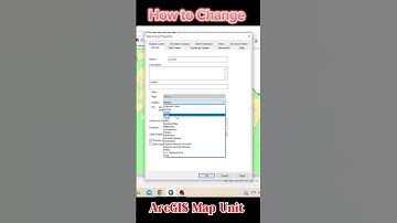 How to Change Map Units in ArcGIS #ArcGIS Shorts #Shorts
