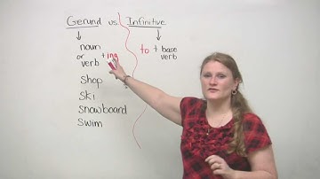 English Grammar - Gerund or Infinitive? (