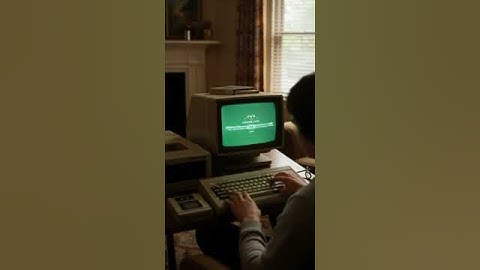 80s Computer Coding – When Green Screens Ruled! (AI Meme)