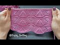 ЧУДЕСНЫЙ Ажурный Узор Спицами Треугольники | How to knit Lacy Pyramids Stitch pattern