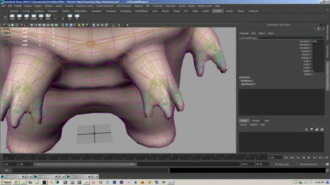 what is the workflow from maya to zbrush prop art