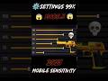 FREE FIRE SENSITIVITY SETTINGS HEADSHOT 2025 😱||ALL PHONE 📱|| @trx111ff