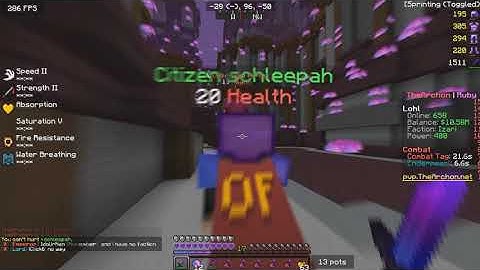 Running Archon Ruby With Izari  | Minecraft Factions