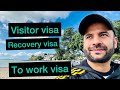 New zealand visitor visa  recovery visa convert to work visa 
