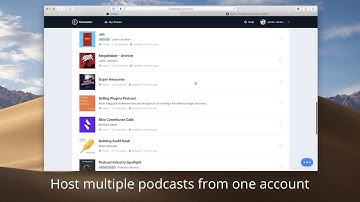 Host multiple podcasts on one account (and save money)