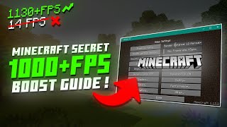 🔧 How To INCREASE Your FPS In Minecraft! ANY VERSION!✅(Boost FPS & Fix Lag)
