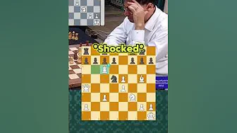 He got shocked by Magnus’ brilliant move....