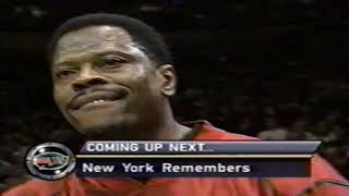 Patrick Ewing returns to MSG for the first time as a Seattle Supersonic @ NY Knicks February 27 2001