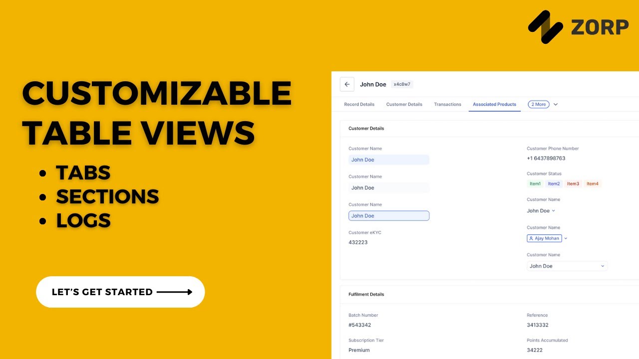 🚀 Introducing Customizable Views for Records