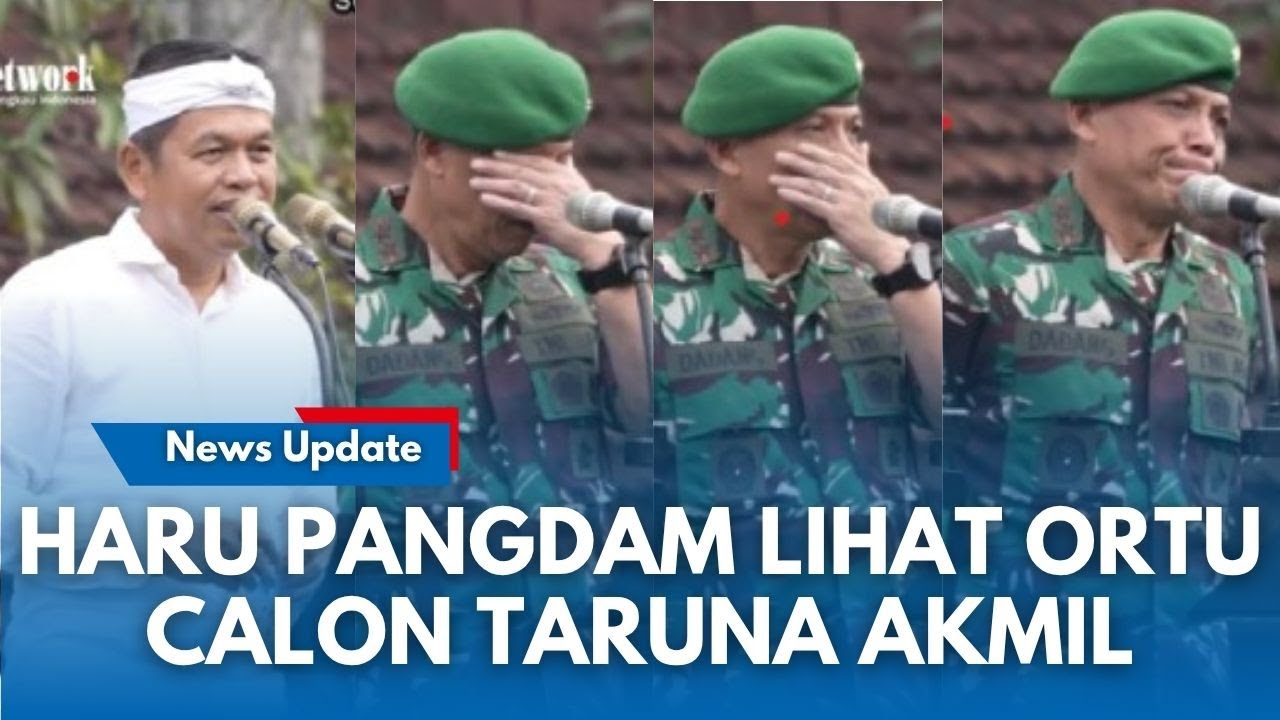 MOMEN PANGDAM Siliwangi Nyaris Nangis  saat Kang Dedi Absen Calon Taruna Akmil Anak Petani & Kuli