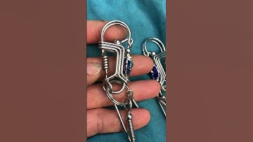 Móc treo chìa khoá uốn thủ công từ dây inox #music #lymuivlog #mockhoa