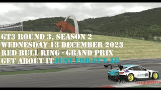 Just For Fun Au Racing League - Gt3 Season 2, Round 3 - Promo