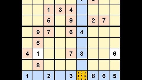 How to Solve Los Angeles Times Sudoku Expert November 20, 2021 - v3