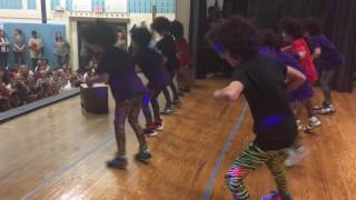 Central school LipSync 2017 Party Rock backstage view