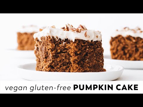 Vegan Pumpkin Cake // gluten-free and oil-free