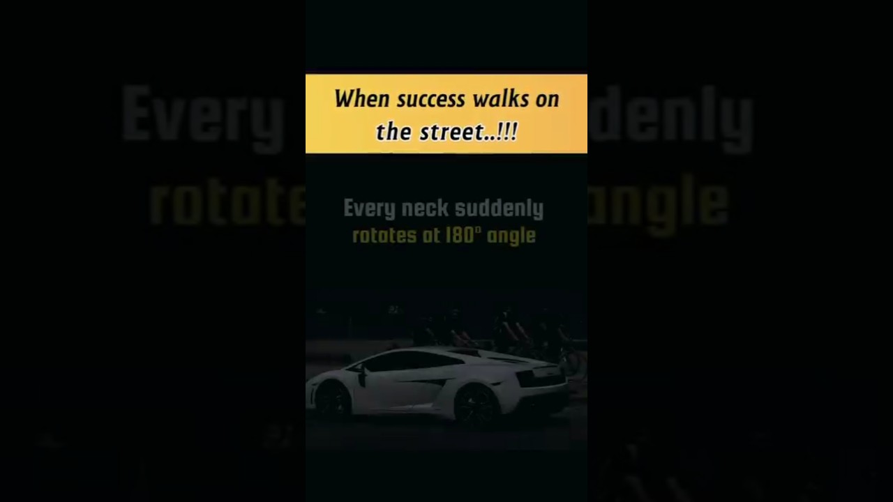 When Success Walks on the Streets 💸 | Every Neck Rotates 180° | Aesthetic Motivational Short 