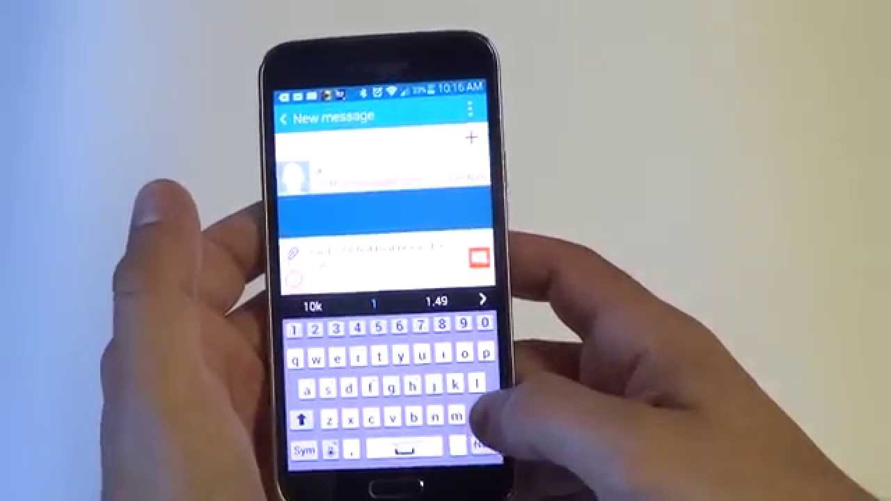 Samsung Galaxy S5: How to Forward Text Message to Another Phone Number - Fliptroniks.com - YouTube