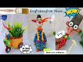 3 Unique Craft Ideas from Waste || Best reuse of Old thing || Trash to Treasure 😱😍 || Old bulb craft