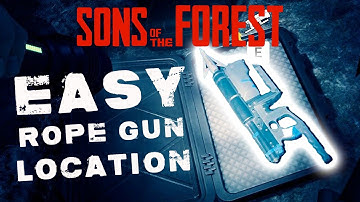 Sons of The Forest: How to get the Rope Gun - EASY