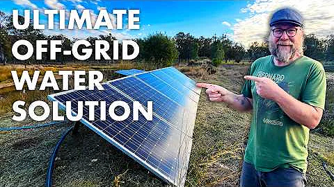 This Automated Off-Grid Water Setup is a Game Changer
