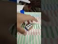 making rubíks cube 1x2x3 papercraft