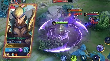 YU ZHONG NEW BEST ROTATION TO INVADE ENEMY JUNGLER! TUTORIAL GAMEPLAY BY QWEAN! - MLBB