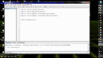 Agregar Calendario Forma Manual  Java Parte 1