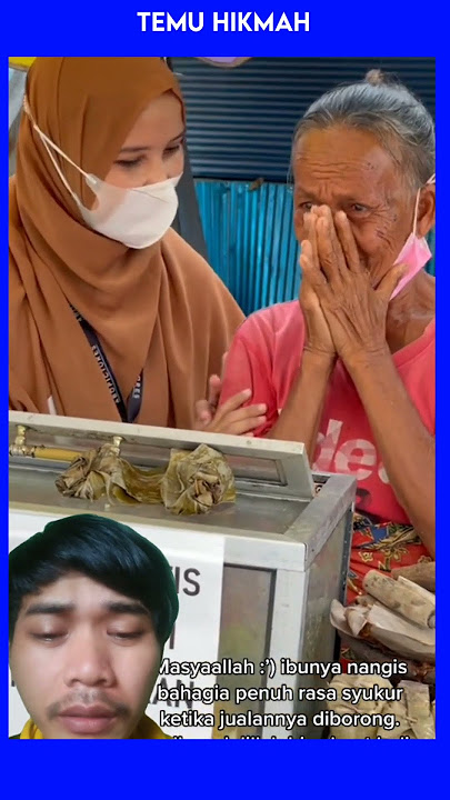 Ibu ini terharu saat semua dagangannya diborong, momen bahagia yang membuatnya merasa dihargai