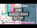 June Budget Book Setup! | Erin Condren Budget Book