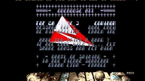 Shining packdisc intro amiga