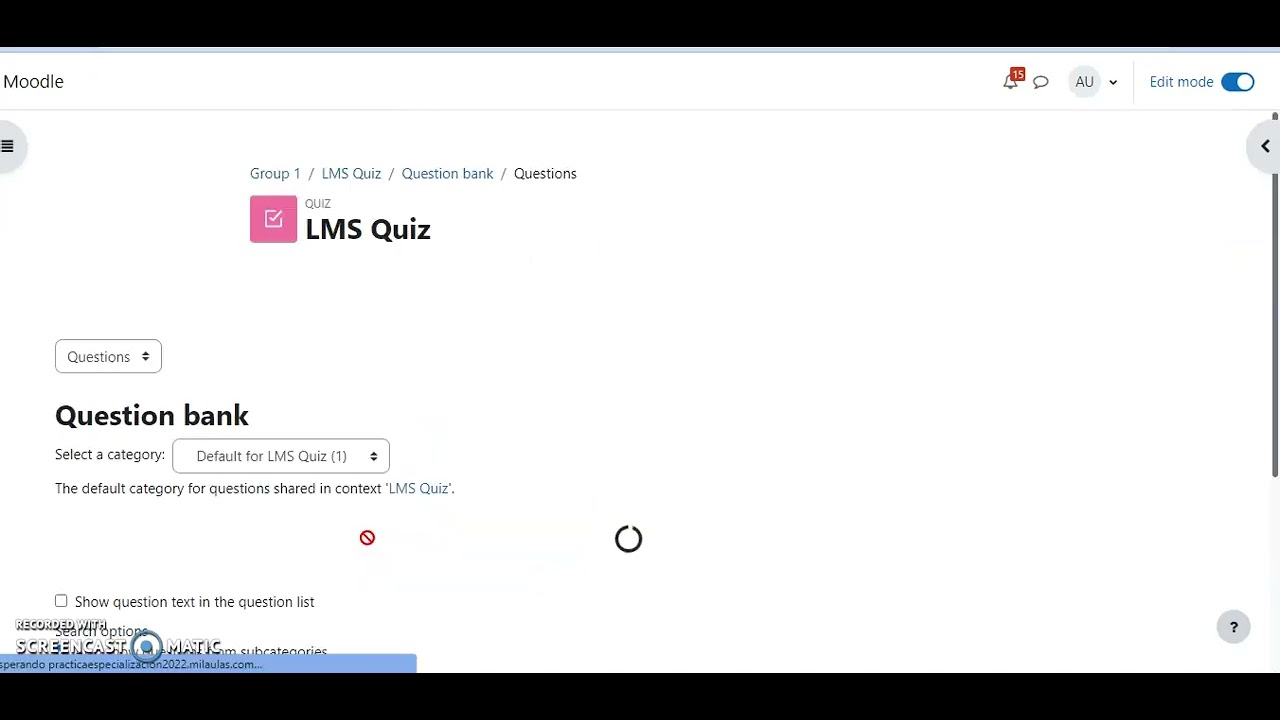 How to create a quiz in Moodle - YouTube