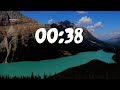 1 Minute Silent Countdown Timer (No Sound) – Clean Minimal Timer