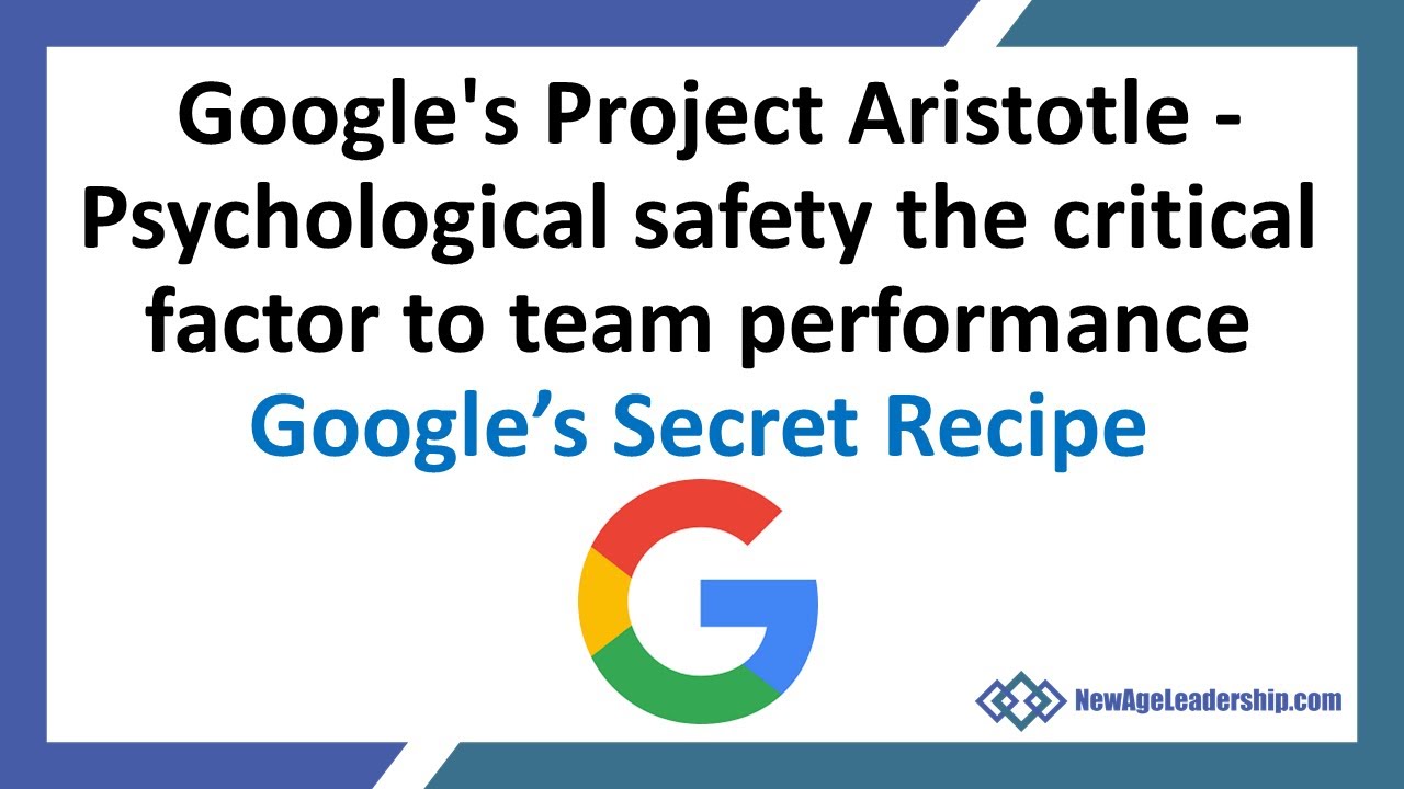 Google Study Psychological Safety