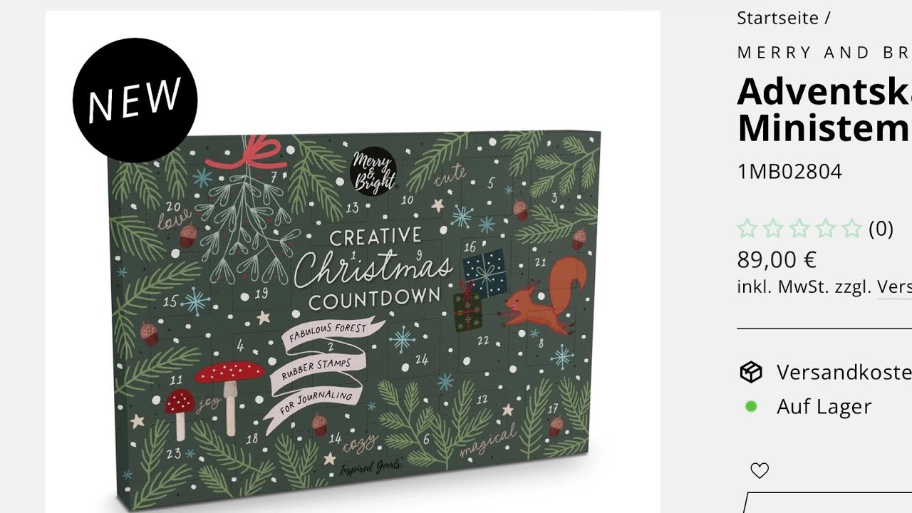 🎁 Spoiler-Unboxing: Adventskalender Stempel & Ministempel 2025