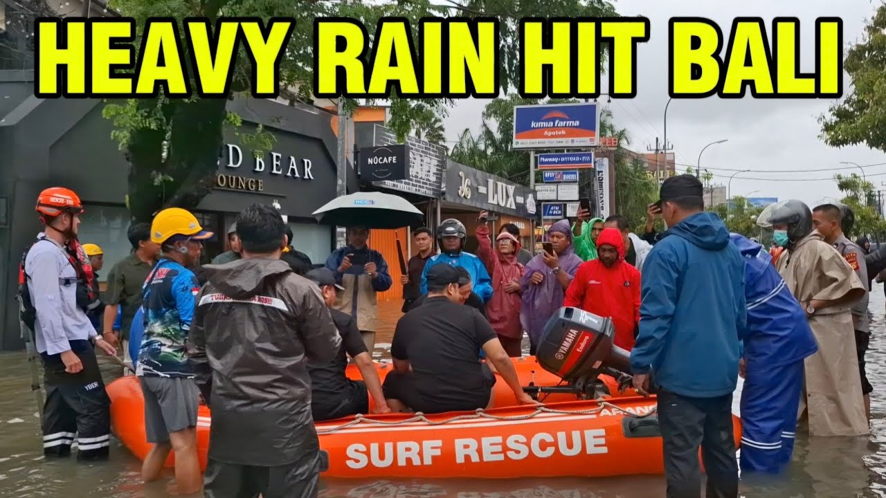 На Бали прошли сильные дожди || Три дня подряд шел непрерывный дождь