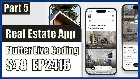 [Flutter] Flutter Live Coding EP2415 (Real Estate Mobile App Part 5)