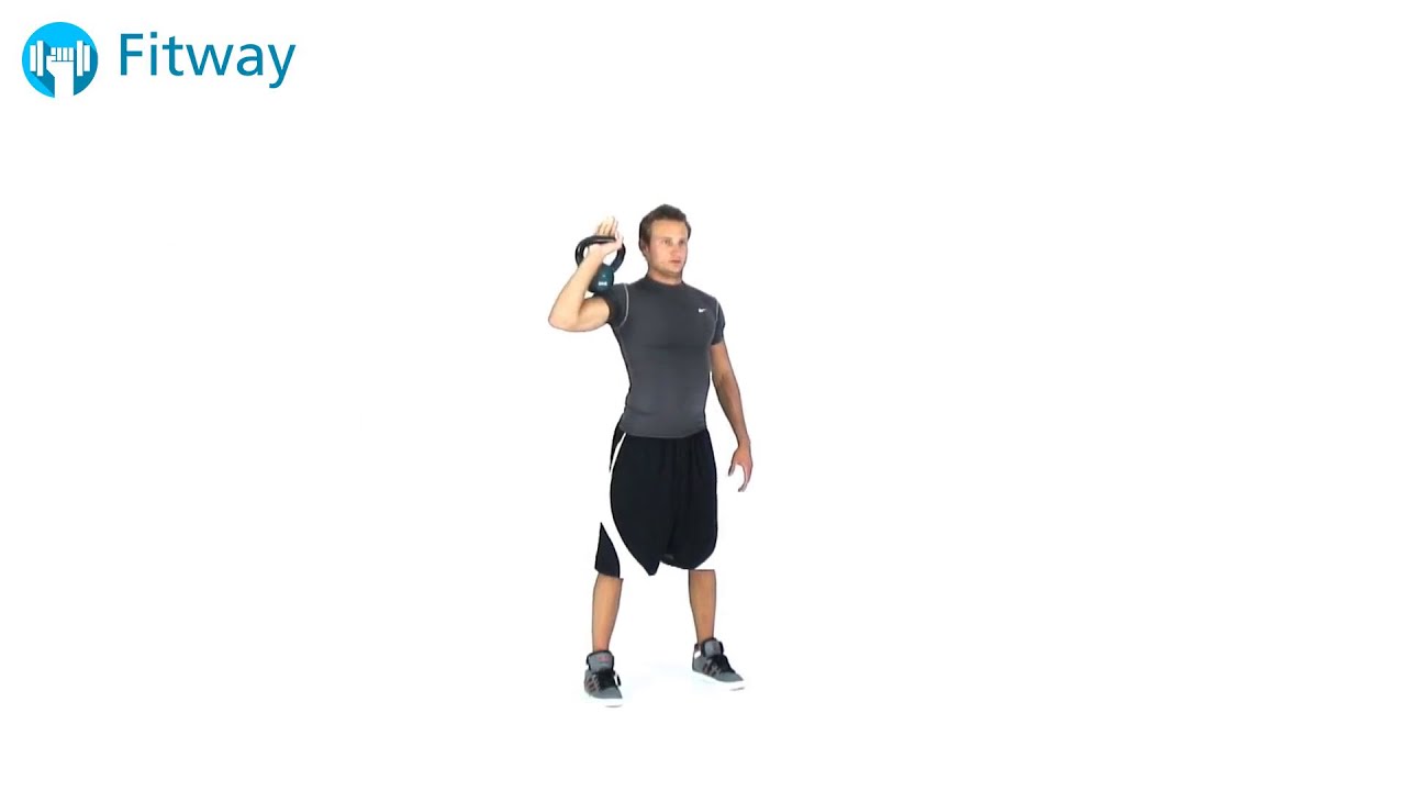 How To Do: Kettlebell Shoulder Press - Military Single Arm | Shoulder Workout Exercise video phone beyonce mp3