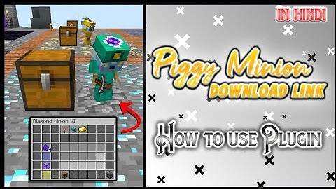 Minion Plugin Download | pocketmine | api-4 | credit- @GamingYTNoob