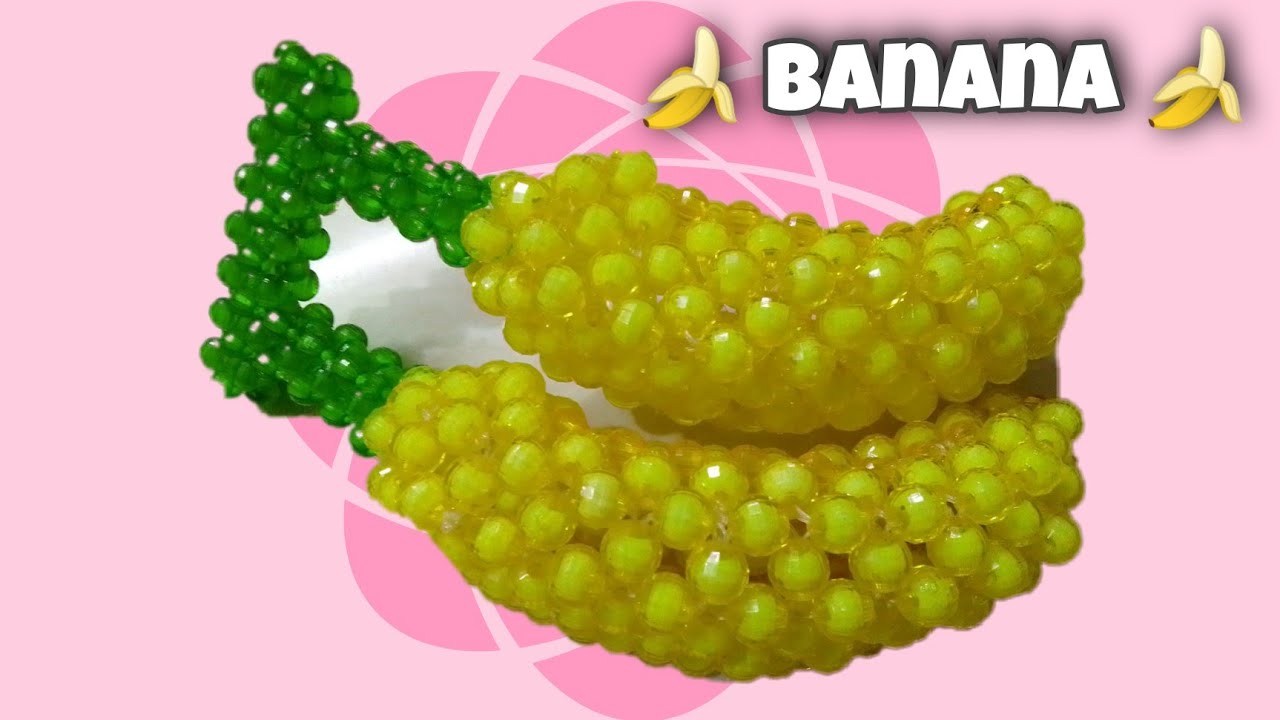 HOW TO MAKE BEADED BANANA / 🍌পুতির কলা🍌